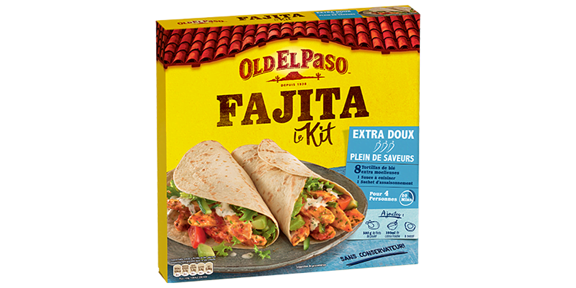 kit pour fajitas extra doux